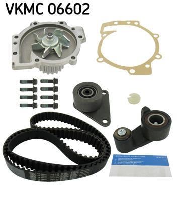 Pompe à eau + kit de courroie de distribution (Kit courroie de distribution) SKF ref. VKMC 06602
